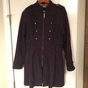 Steve Madden Military style wool coat